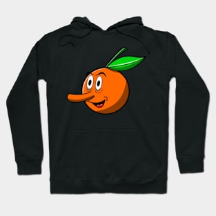 orange face Hoodie